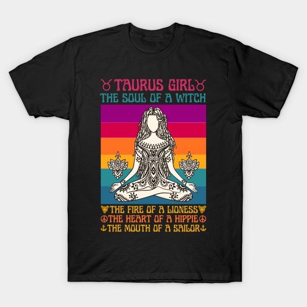 Taurus Girl Facts Taurus Girl Astrology Sign T-Shirt by JustBeSatisfied